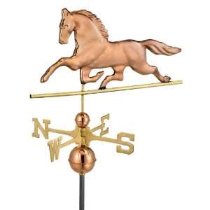   27 Luxury Polished Copper Patchen Horse Weathervane