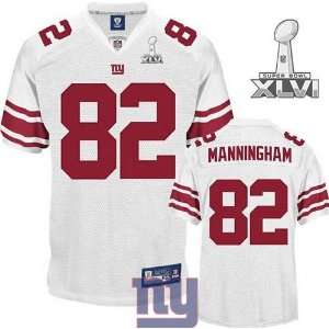 com NEW York Giants #82 Mario Manningham Jersey Authentic White /NFL 