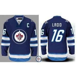 EDGE Winnipeg Jets Authentic NHL Jerseys Andrew Ladd Home Blue Hockey 