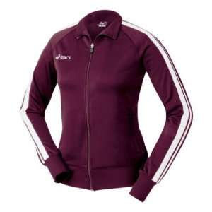  Womens ASICS Hurdle Track Warm Up Unhooded Jackets Sports 