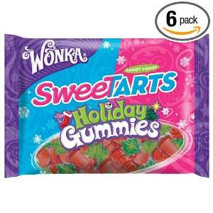 Wonka Sweetarts Holiday Gummies, 11 Ounce Bags (Pack of 6)  