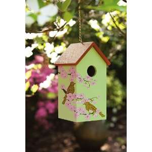  Wooden birdhouse, Cherry Blossom Patio, Lawn & Garden