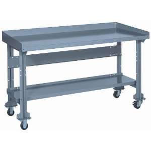 Lyon BB2563 Roll Around Work Bench with Stringer and Shelf, 60 Width 