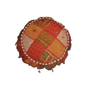 Comfortable Floor Cushion, Ottoman or Stool Embellished 