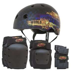  World Industries Skateboard Helmet, Knee,Elbow and Wrist 